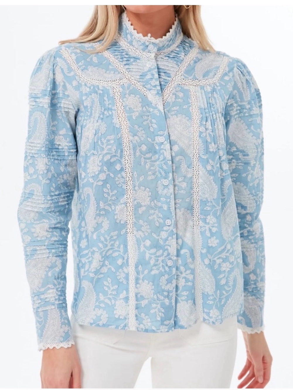 The Shirt by Rochelle Behrens From Tuckernuck Paisley Priya Size Medium